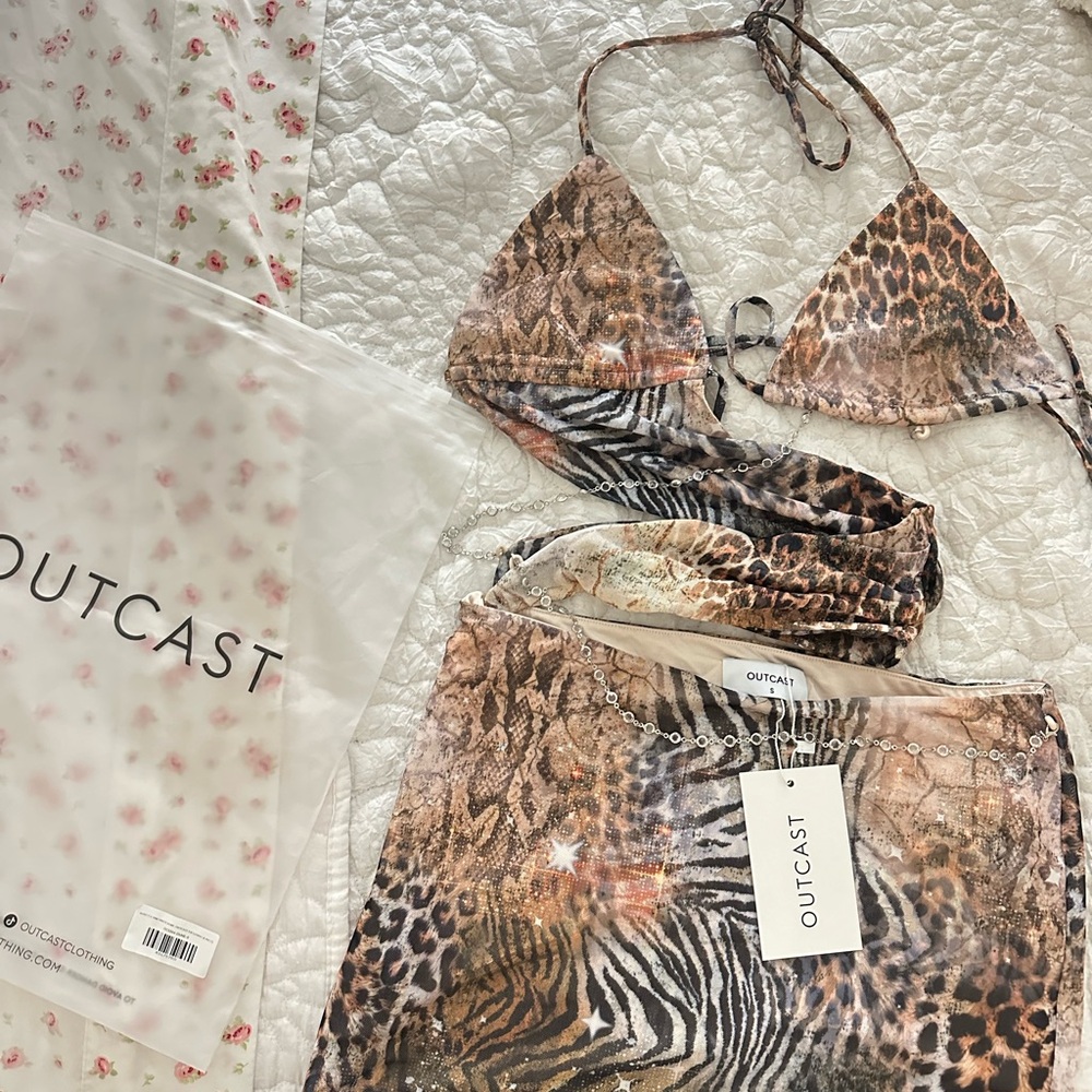 Outcast Animal Print Dress